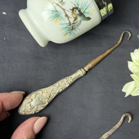 Крючок для кодлера 14 см серебро и сталь