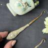 Крючок для кодлера 14 см серебро и сталь