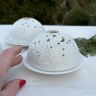 Подсвечник клош Rosenthal Зимнее небо 13 см бисквитный фарфор Германия           