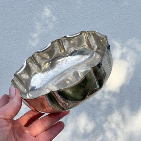 Миска 16 см мельхиор серебрение
