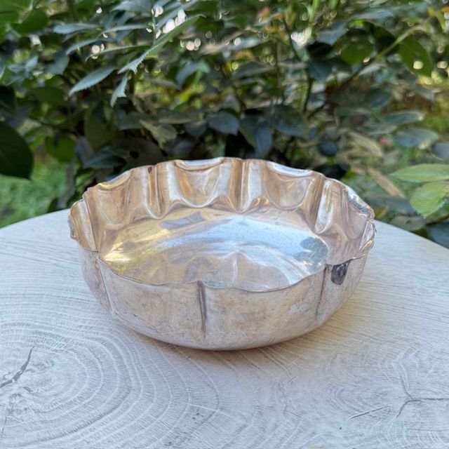 Миска 16 см мельхиор серебрение