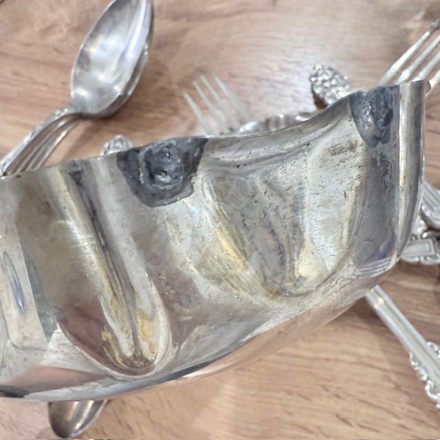 Миска 16 см мельхиор серебрение