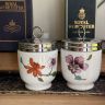 Кодлер на 2 яйца Royal Worchester Фиалка Англия 