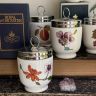 Кодлер на 2 яйца Royal Worchester Фиалка Англия 