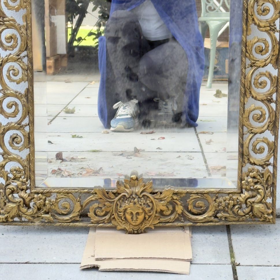 Зеркало Классицизм 55х94 см бронза Франция