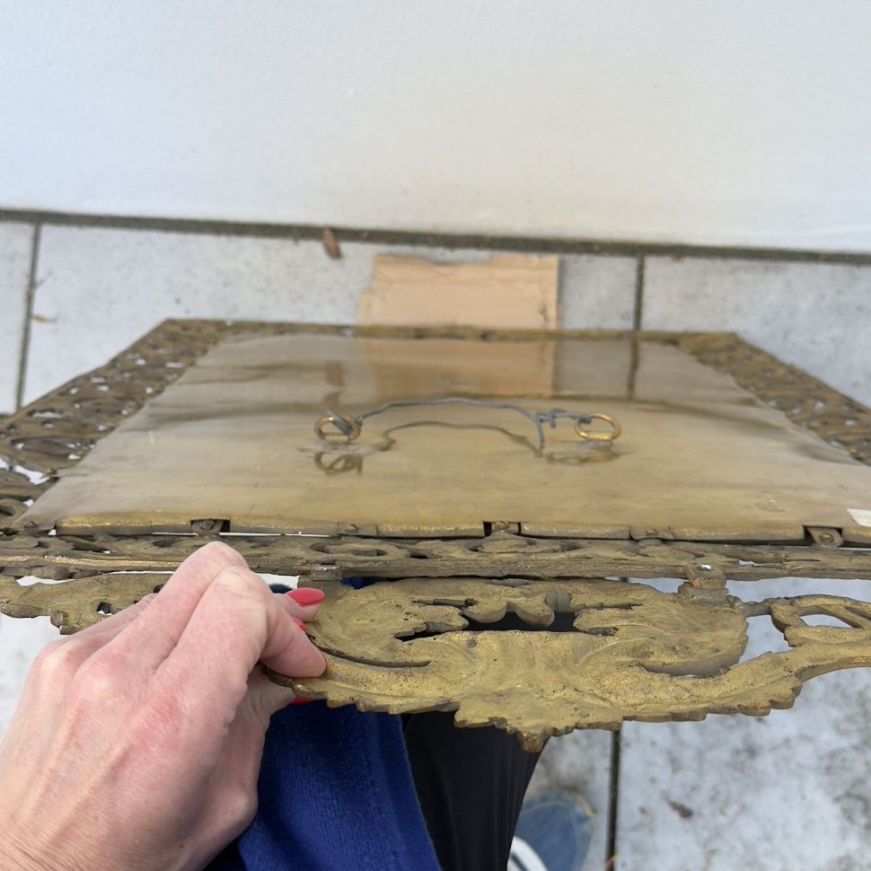 Зеркало Классицизм 55х94 см бронза Франция