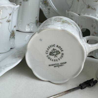 Подсвечник Rosenthal Monbijou садовые цветы 11 см Германия