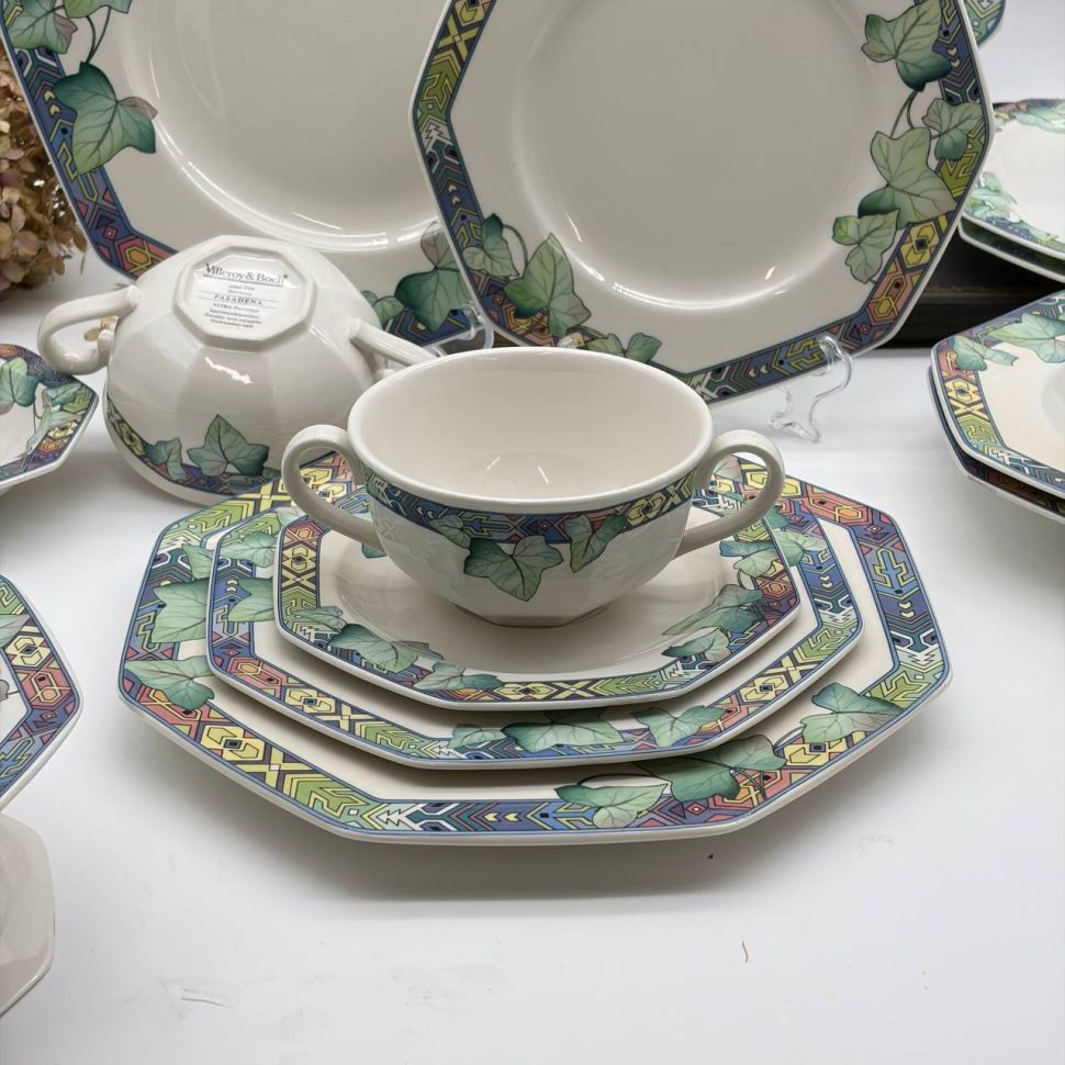 Бульонная пара ВиллеройБох Pasadena 300 мл фарфор Германия 