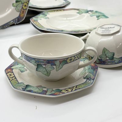 Бульонная пара ВиллеройБох Pasadena 300 мл фарфор Германия 