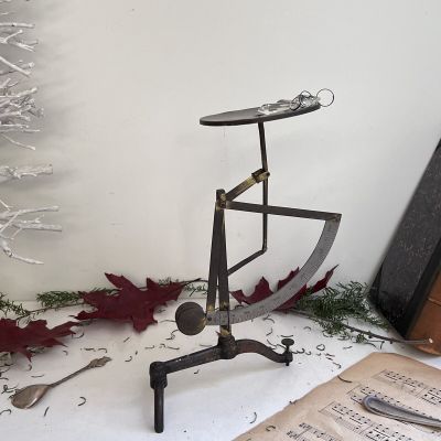 Весы аптекарские с чашей до 500 г металл чугун