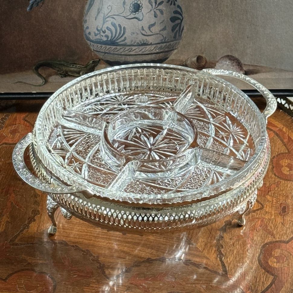 Менажница MAYELL серебрение Англия