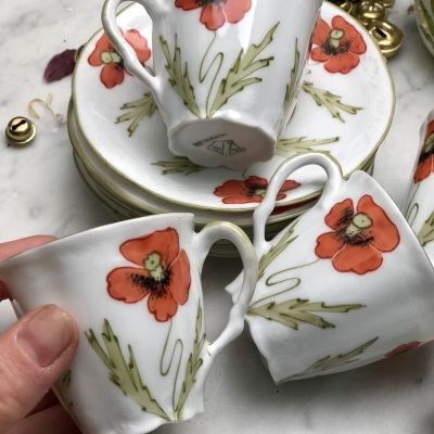 Кофейная пара Versailles Маки