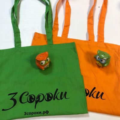 Сумка шопер 3 Сороки Салатовая