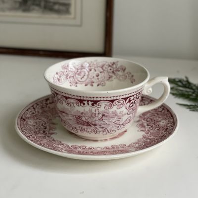 Чайная пара Maastricht Royal Sphinх Old England 220 мл Голландия