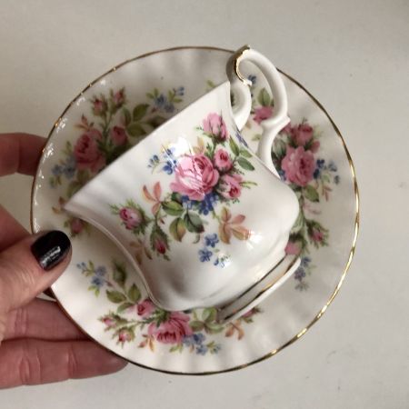 Кофейная пара Royal Albert Moss Rose 