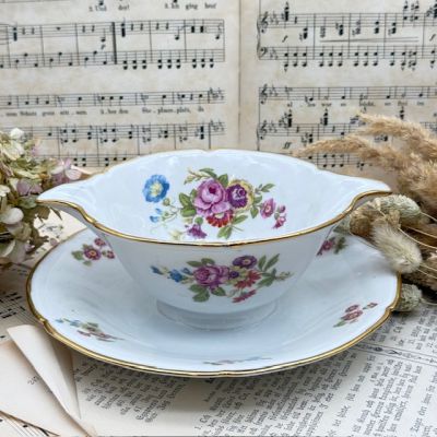 Соусник на блюде PL Limoges Букет 300 мл Франция 