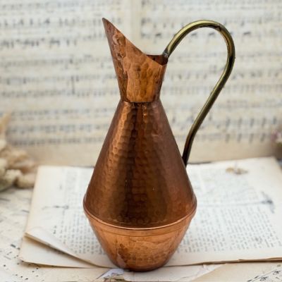 Кувшин с ручкой 1 л Франция медь латунь