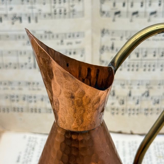 Кувшин с ручкой 1 л Франция медь латунь