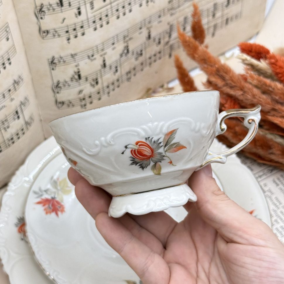 Чайное трио Ullersricht-Weiden Bavaria 200 мл Германия