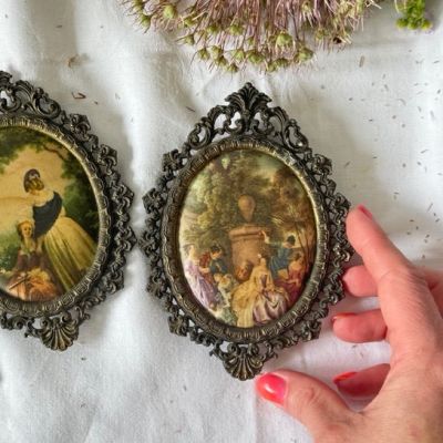 Шелкография в бронзе 14 см