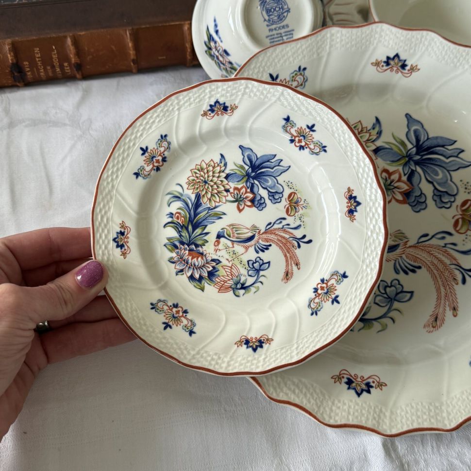 Тарелка Boch la Louviere Rhodes 16 см Бельгия