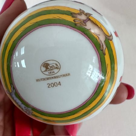 Подвес Шар рождественский 2004 Hutschenreuther Германия