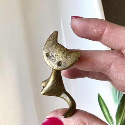 Статуэтка латунная Кот, Австрия