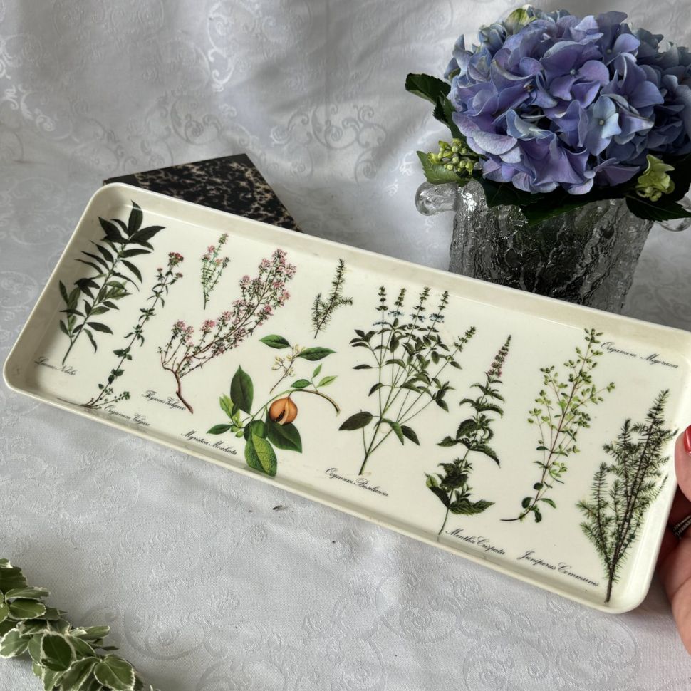 Поднос 38 см Ботаника Mebel Италия пластик