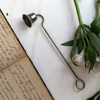 Тушитель для свечи мельхиор