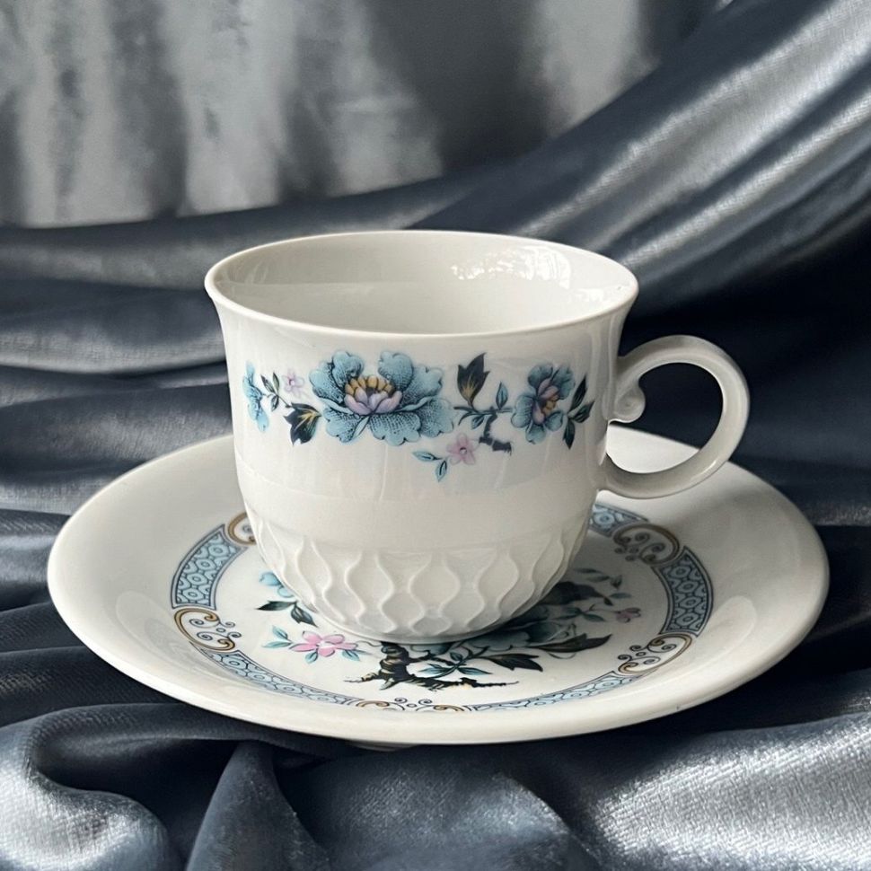 Кофейная пара Exclusivite les pocelaines Monique Robert 170 мл Франция