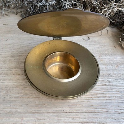 Пепельница подсвечник с крышкой