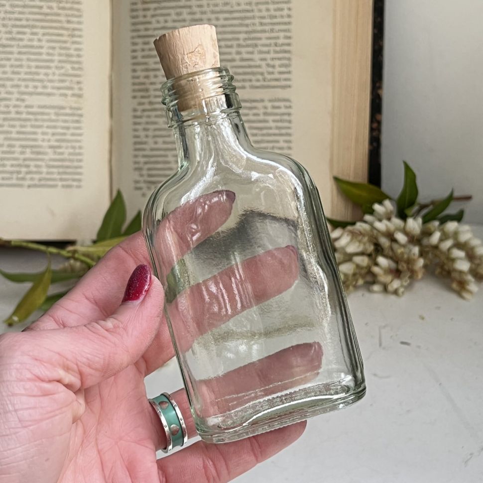 Бутылка фляга 100 мл с пробкой