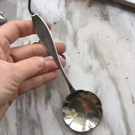 Ложка круглая с лепестками