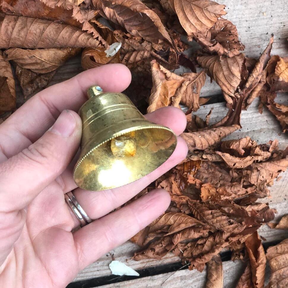 Колокольчик 4,5 см латунь