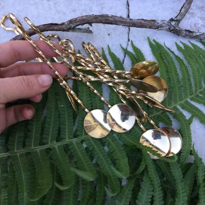 Ложка для латте с витой ручкой