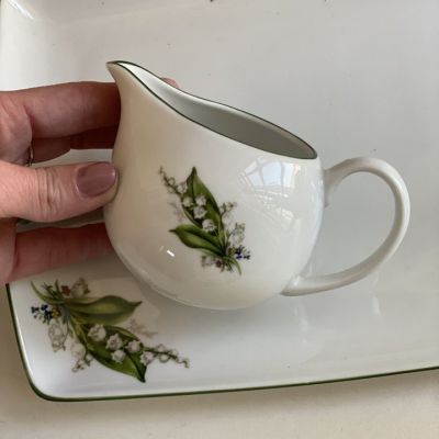 Молочник 200 мл Ландыши фарфор