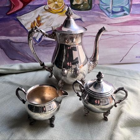 Чайник кофейник Sheridan 1,2 л серебрение Англия