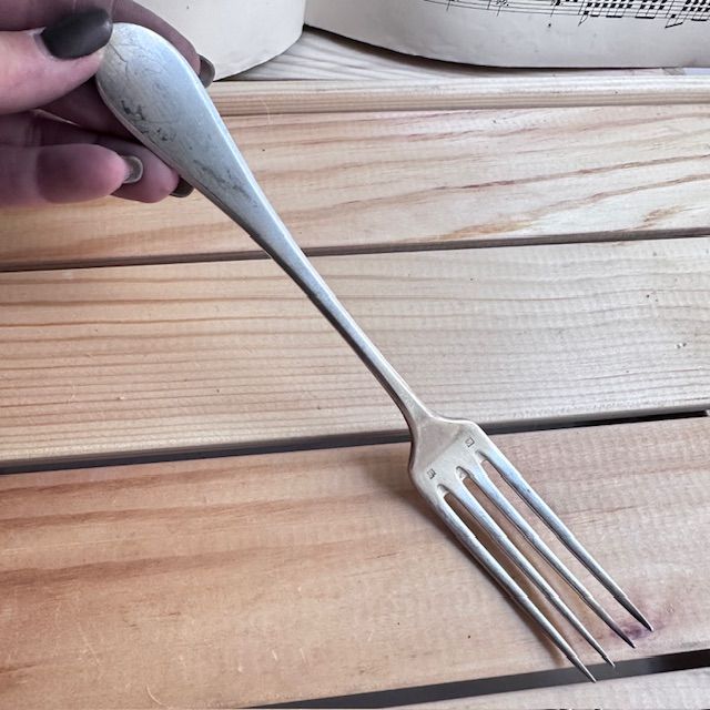 Вилка столовая Christofle 22 см серебрение Франция