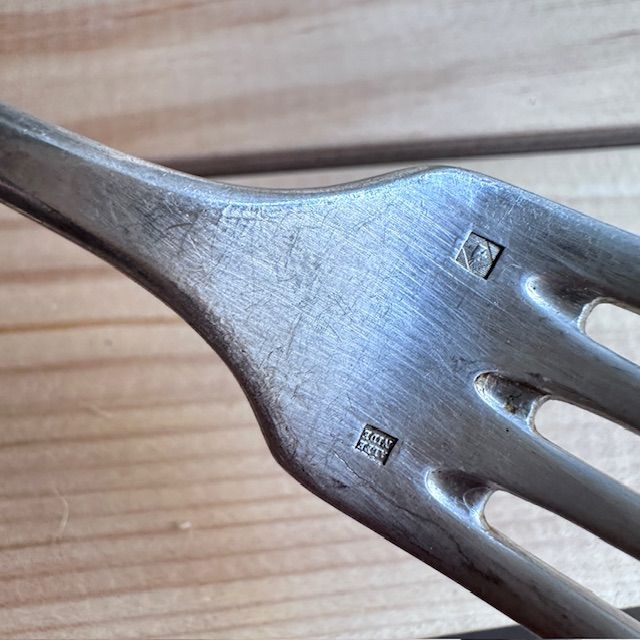 Вилка столовая Christofle 22 см серебрение Франция