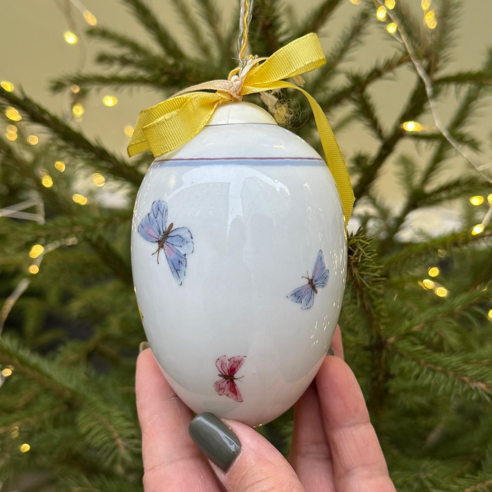 Подвес Hutschenreuther Яйцо пасхальное 11 см фарфор Германия