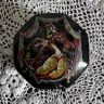 Шкатулка музыкальная Шахерезада Franklin Mint Porcelain 7 см фарфор 1988 г.