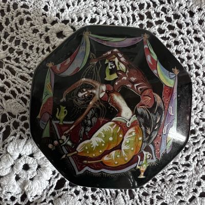 Шкатулка музыкальная Шахерезада Franklin Mint Porcelain 7 см фарфор 1988 г.