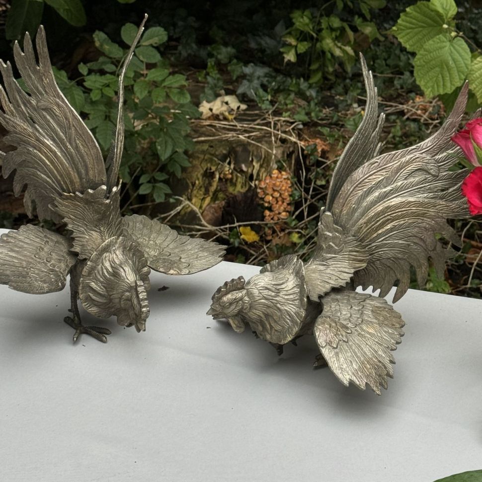 Статуэтка Петух Защищающийся 28 см Франция