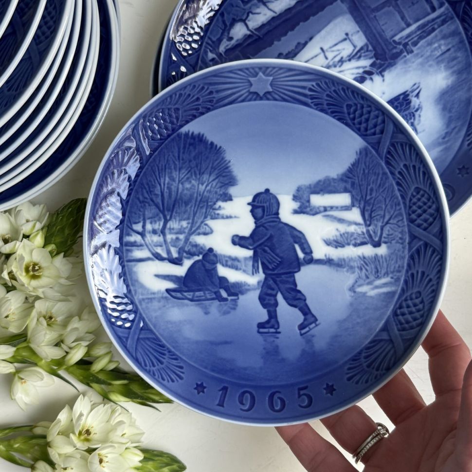 Тарелка ежегодная 1965 Royal Copenhagen Дания