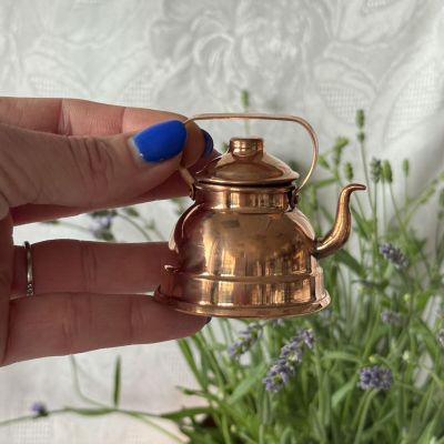 Чайник мини 6 см медь
