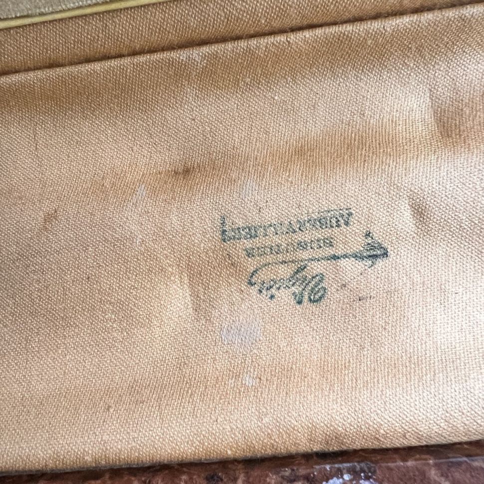 Ложка и вилка набор сервировочный 28 см серебро Франция