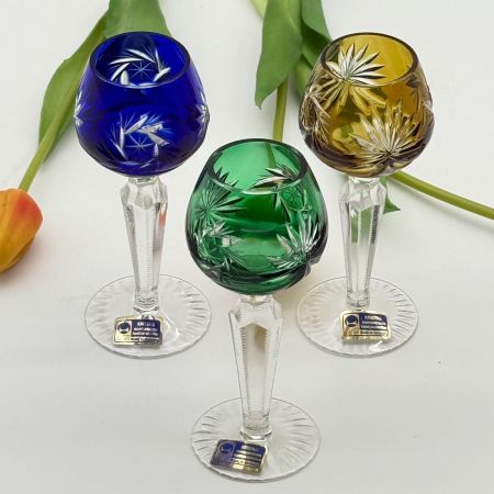 Рюмка Lausitzen Glas набор 3 шт. 55 мл накладной хрусталь Германия