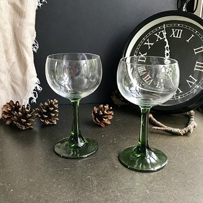 Бокал для вина Luminarc на зеленой ножке хрусталь