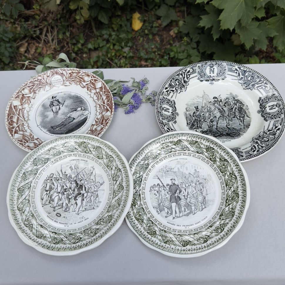 Тарелка Gien Campagne d'Italie №1 20 см Франция 