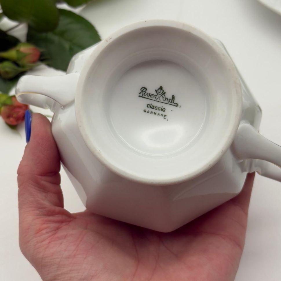 Сахарница Rosenthal Maria Classic Rose 15 см Германия 
